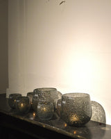 Lowlands Design Diva Glass Hurricane Candleholde