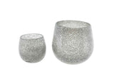 Lowlands Design Diva Glass Hurricane Candleholde