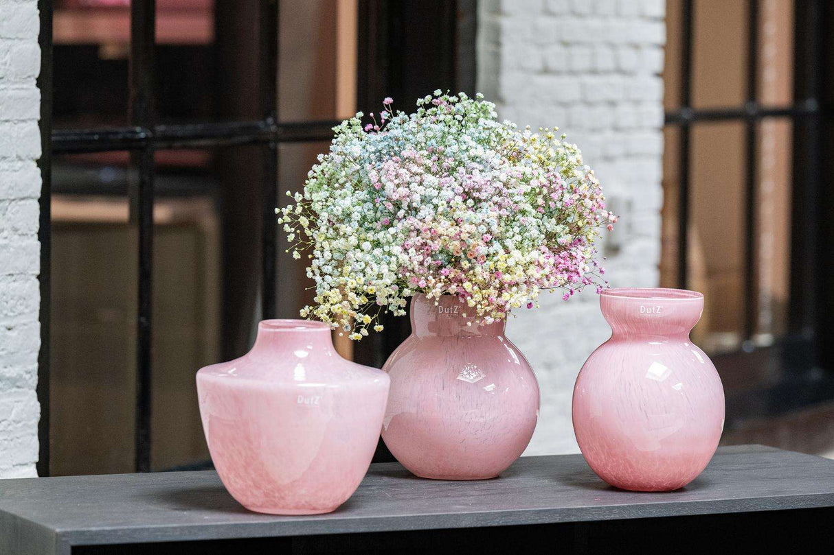 Lowlands Design Zlatko Glass Vase - Pink