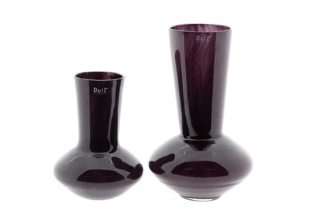Lowlands Design Vase Glass Loflo Plum by DutZ