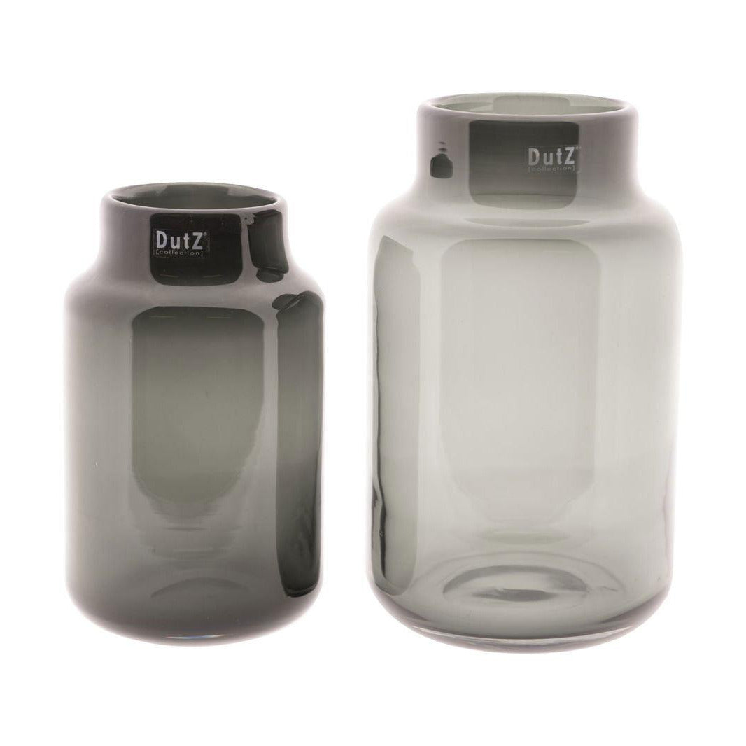 Lowlands Design Nova C Smoke Glass Vase by Dutz