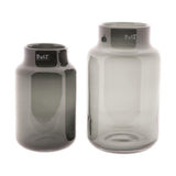 Lowlands Design Nova C Smoke Glass Vase by Dutz