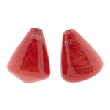 Lowlands Design Red Tumbling Vase H12 D10cm