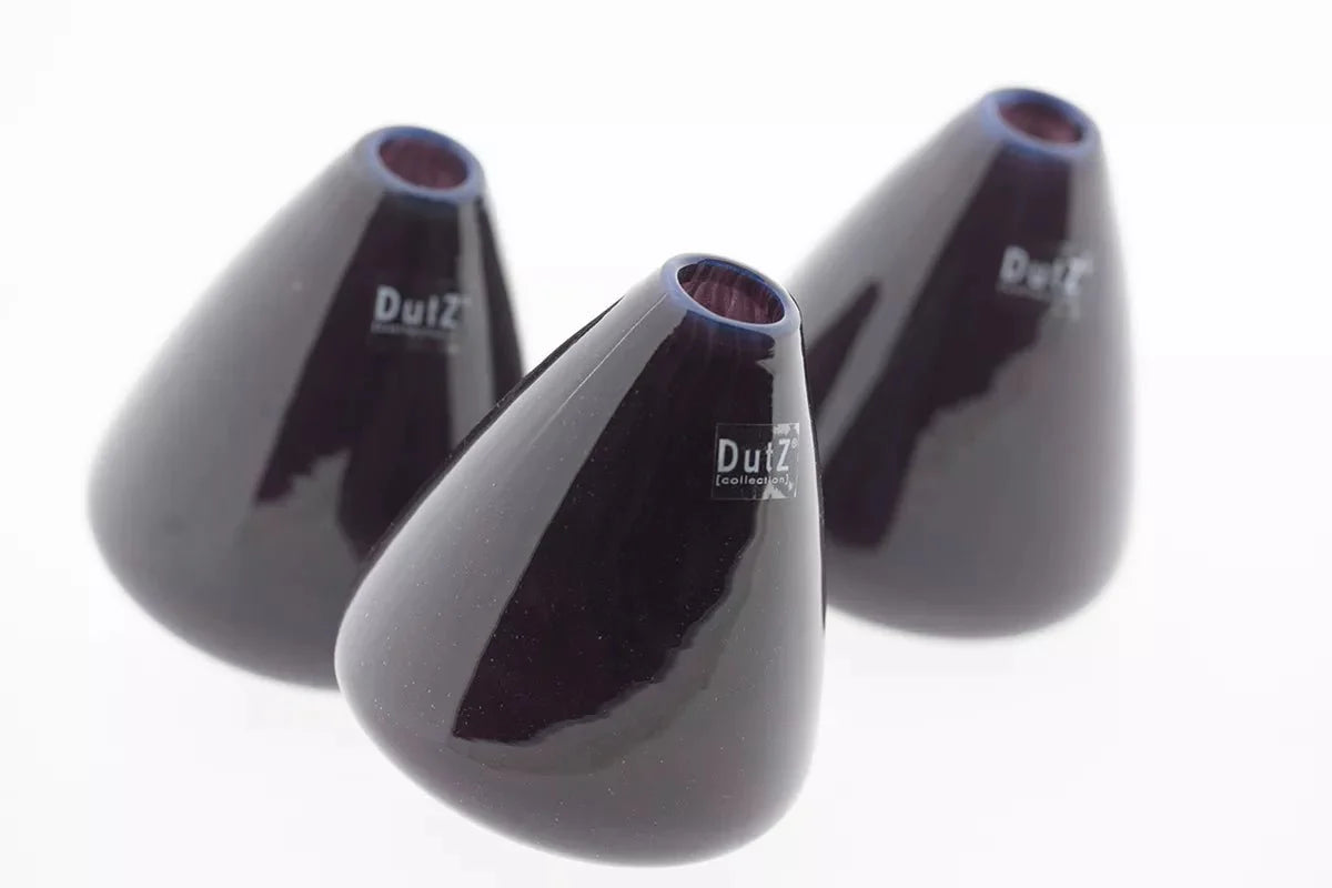 Lowlands Design Tumbling Vase H12 D10 cm Plum