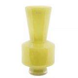 Lowlands Design Shani Chartreuse Glass Vase