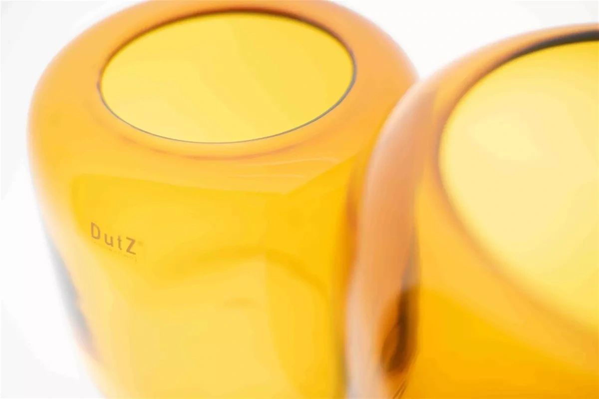 Lowlands Design Vase Mazurka Amber by DutZ