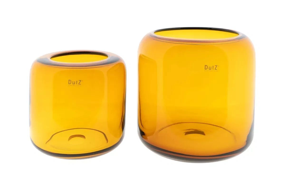 Lowlands Design Vase Mazurka Amber by DutZ