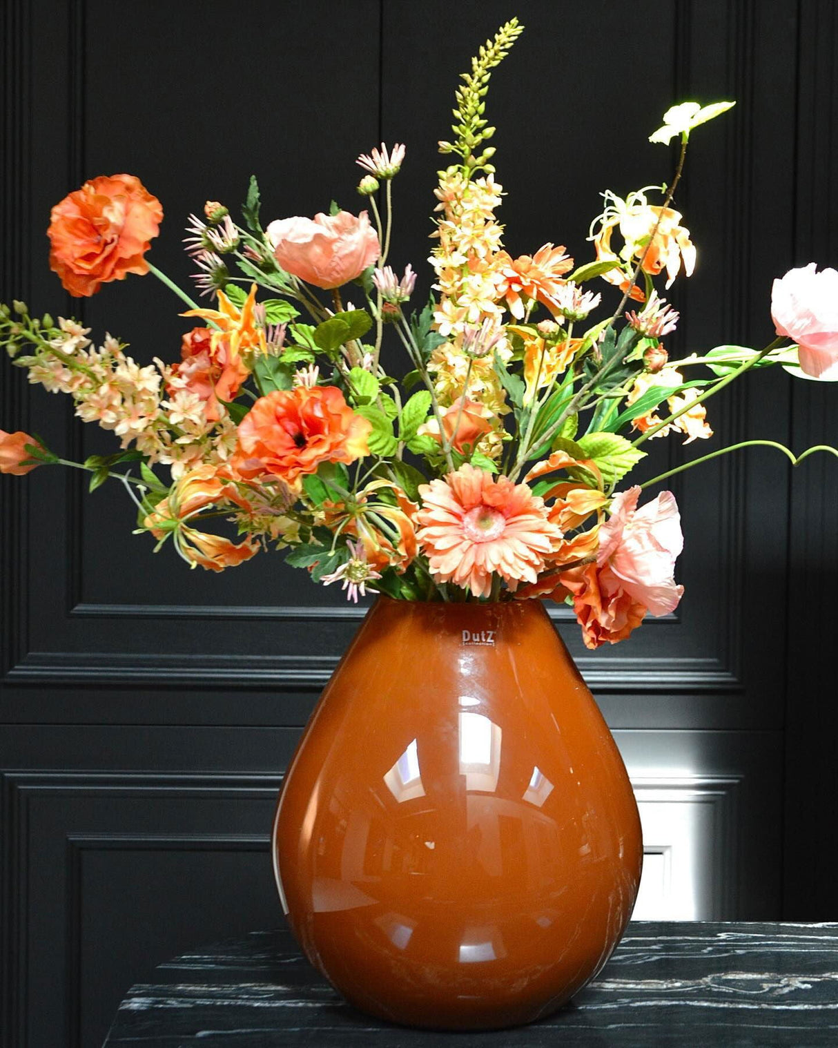 Lowlands Design Druba Rusted Brown Vase by Dutz