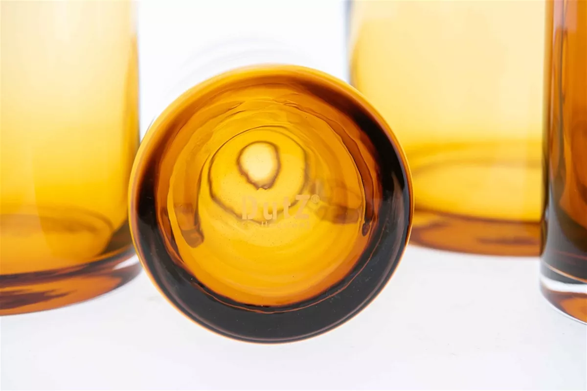 Lowlands Design Longo Amber Glass Vase