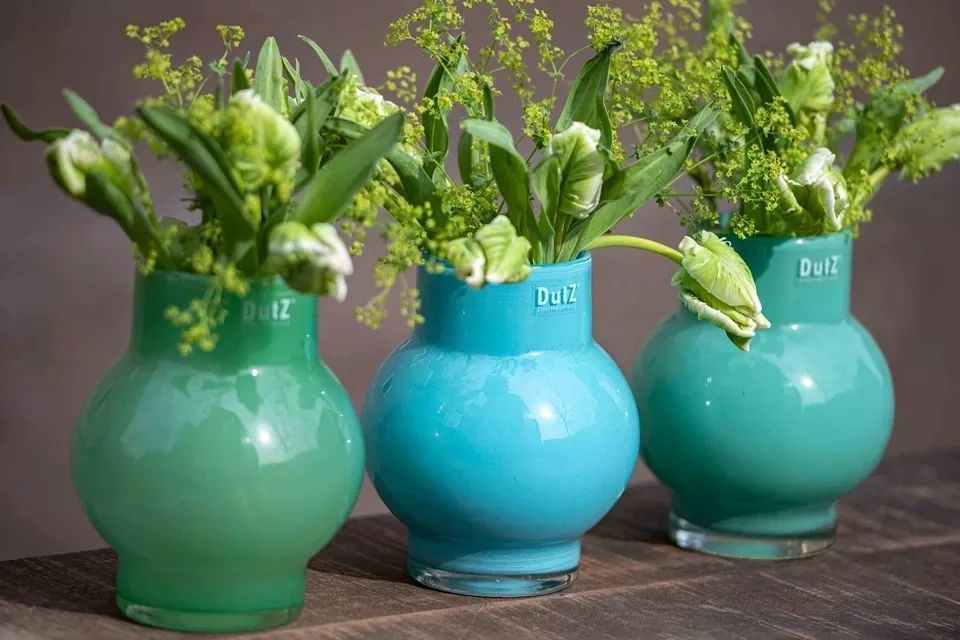 Lowlands Design RONDO S Grassgreen Glass Vase