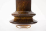 Lowlands Design Ringo Glass Vase H18 x D16cm - Mocca
