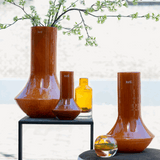 Lowlands Design Marco Glass Vase by DutZ - Warm Orange