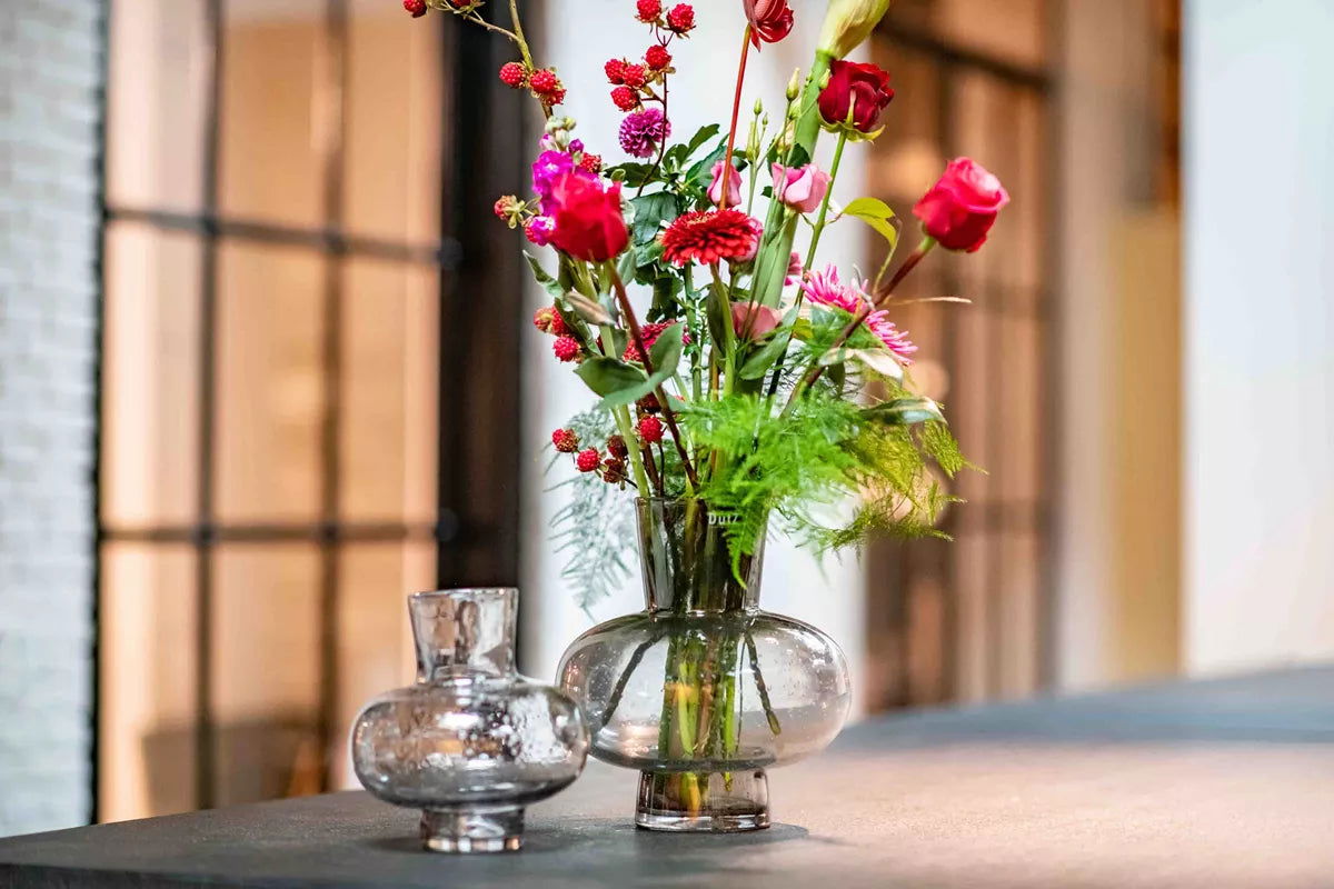 Lowlands Design Modest Grey Bubbles Vase by Dutz