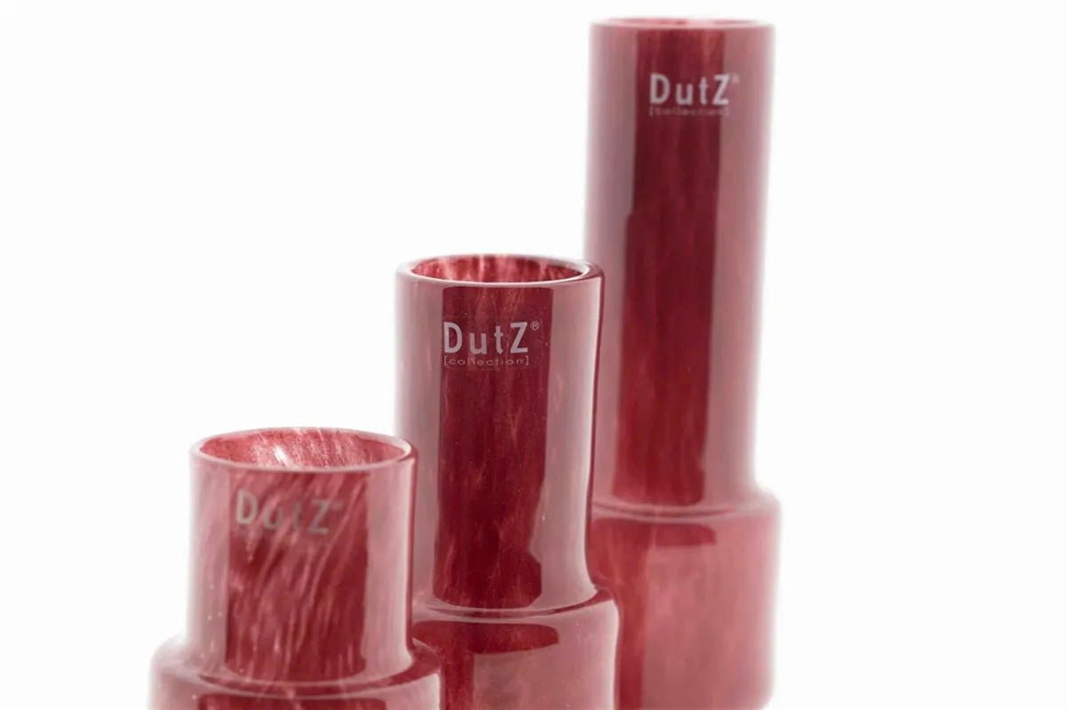 Lowlands Design Rona Glass Vase - Raspberry