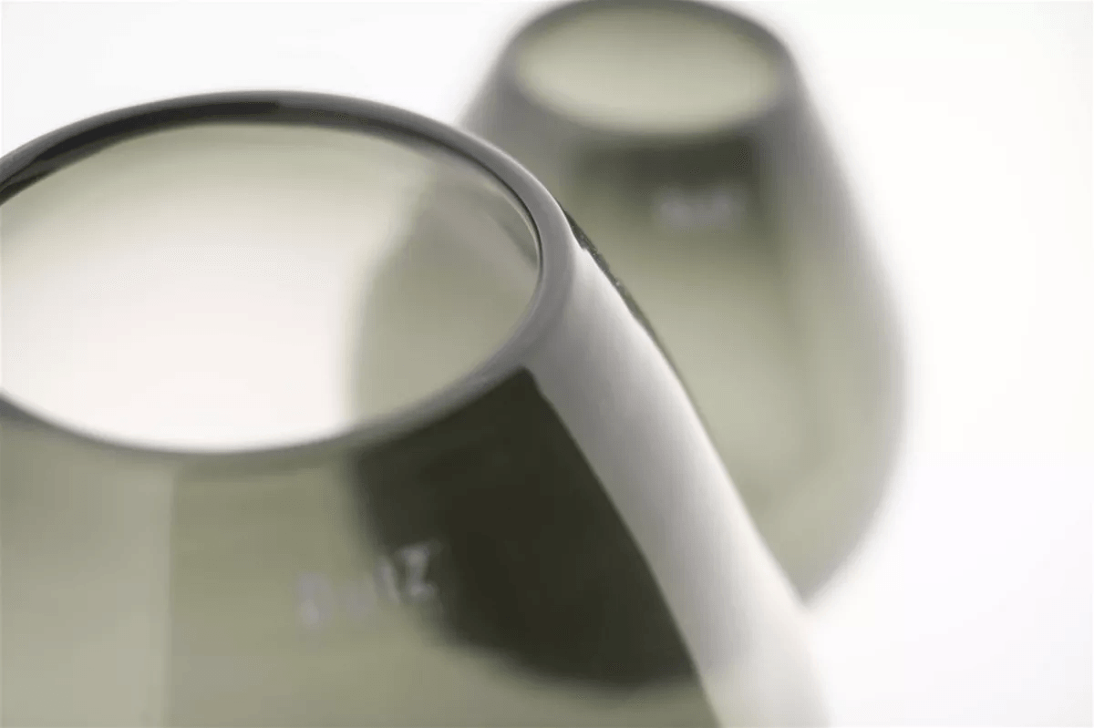 Lowlands Design Druba Smoke Glass Vase by Dutz