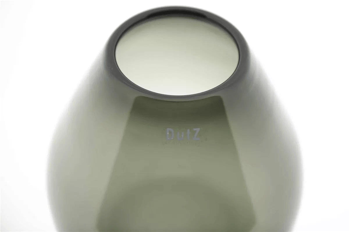 Lowlands Design Druba Smoke Glass Vase by Dutz