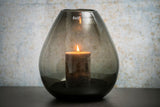 Lowlands Design Druba Smoke Glass Vase by Dutz