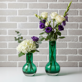 Lowlands Design Masa Jungle Green Glass Vase by Dutz