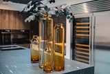 Lowlands Design Longo Amber Glass Vase