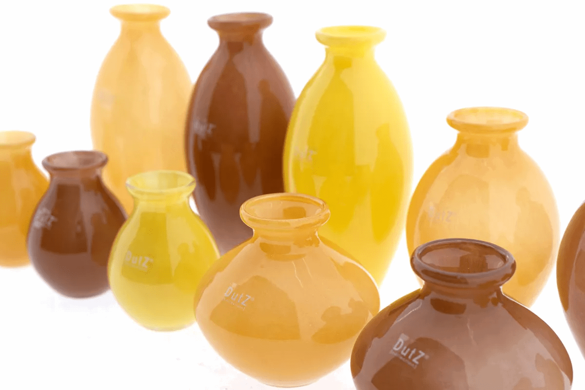 Lowlands Design Nadiel Yellow Orange Budvase Set