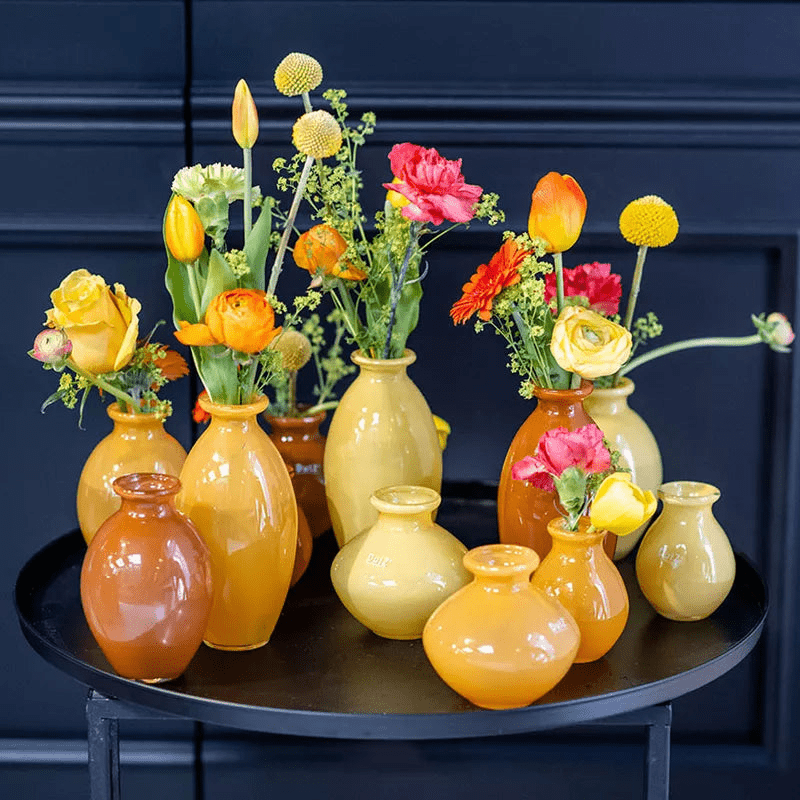 Lowlands Design Nadiel Yellow Orange Budvase Set