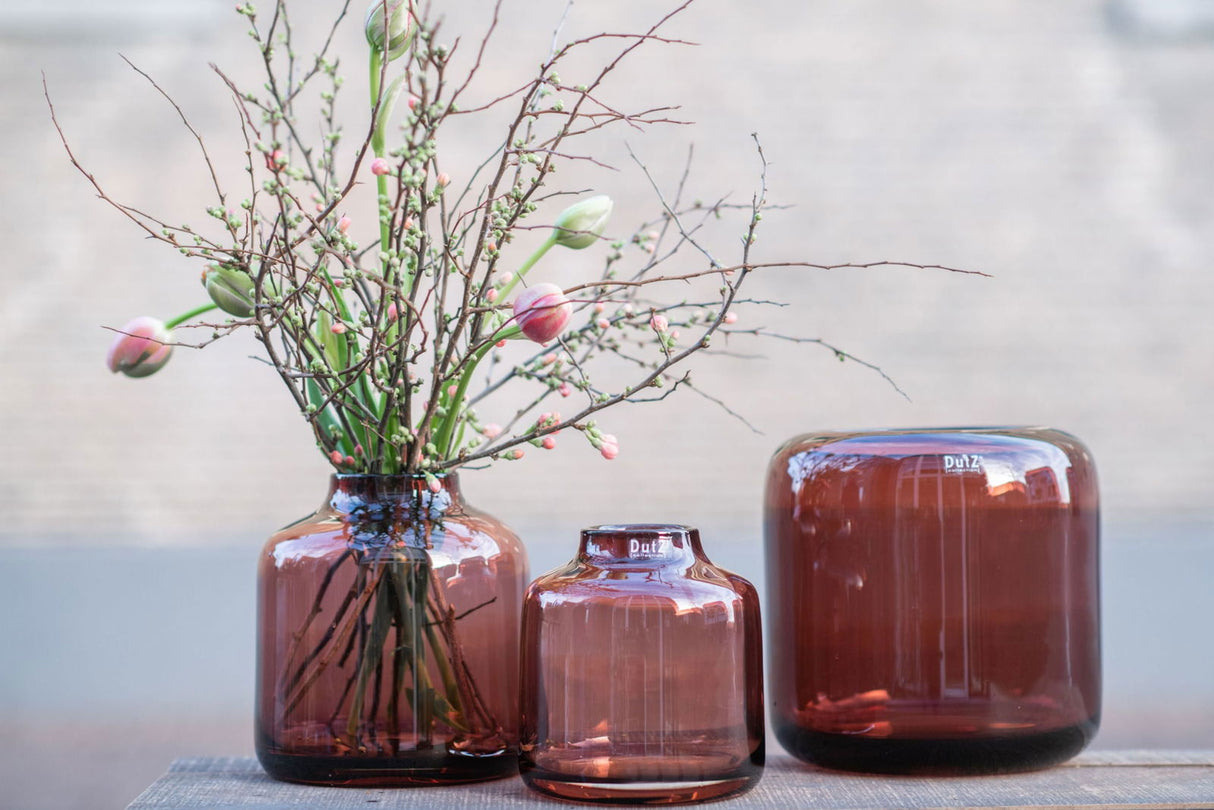 Lowlands Design Mazurka Burgundy Glass Vase