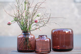 Lowlands Design Mazurka Burgundy Glass Vase