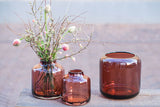 Lowlands Design Mazurka Burgundy Glass Vase