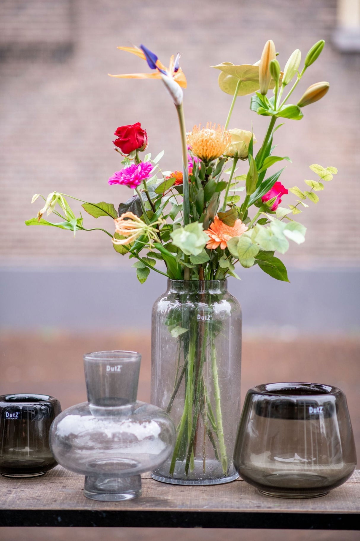 Lowlands Design Modest Grey Bubbles Vase by Dutz