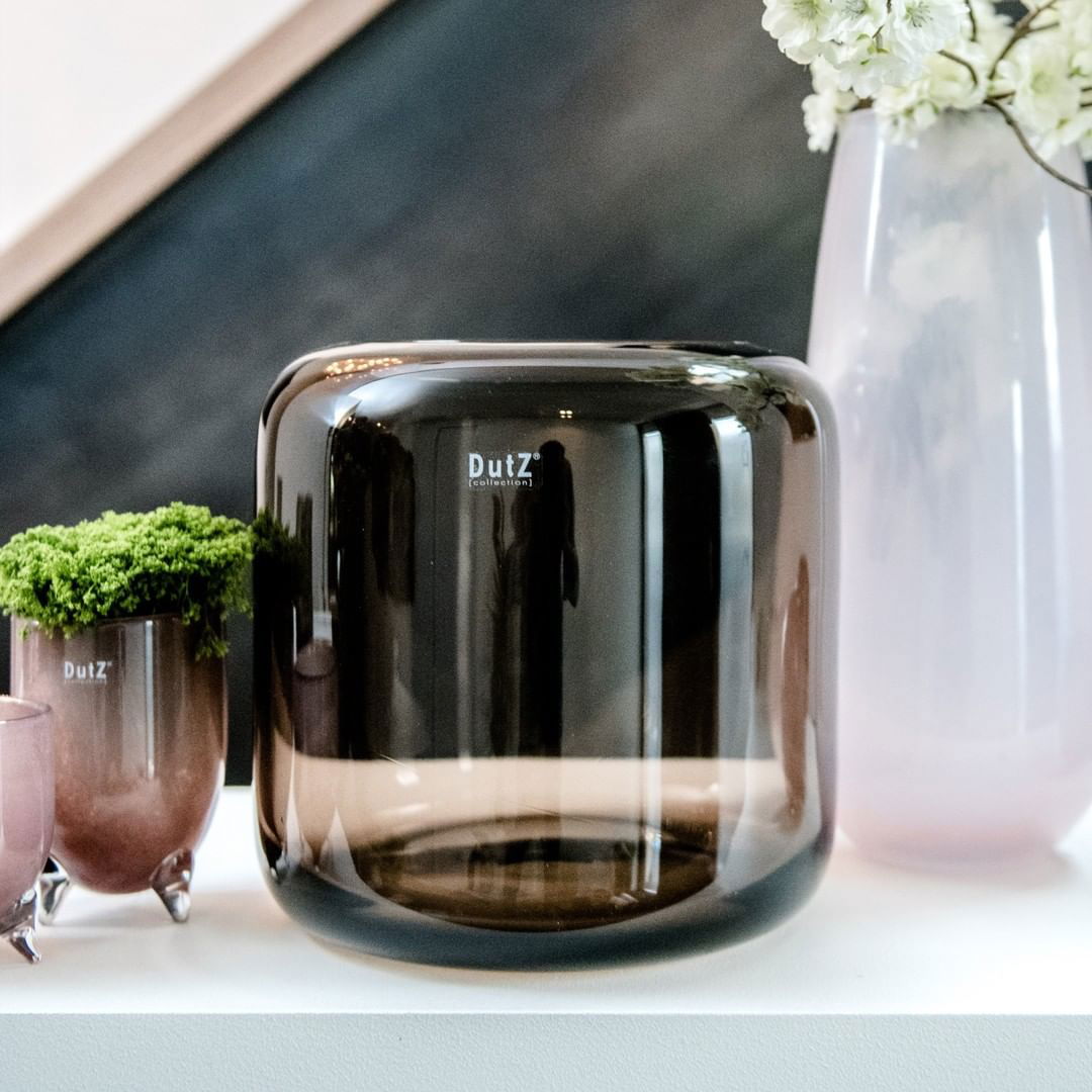 Lowlands Design Mazurka Smoky Brown Vase