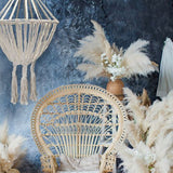 HatiNest Macrame Large Drop Chandelier - Natural