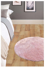 Soft Washable Pink Shaggy Rug SA-07 by The Rugs