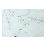 Rinkit Rectangle Glass Chopping Board Marble - 40cm x 30cm