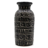 HatiNest Greek Straight Dry Flowers Vase - Chocolate
