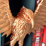 Filamora Studios Magical Eagle Book Nook Fantasy Bookshelf