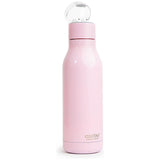 Asobu Stainless Steel Earphone H2 Audio Insulated Water Bottle, 600ml, Pink