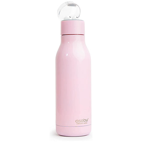 Asobu Stainless Steel Earphone H2 Audio Insulated Water Bottle, 600ml, Pink