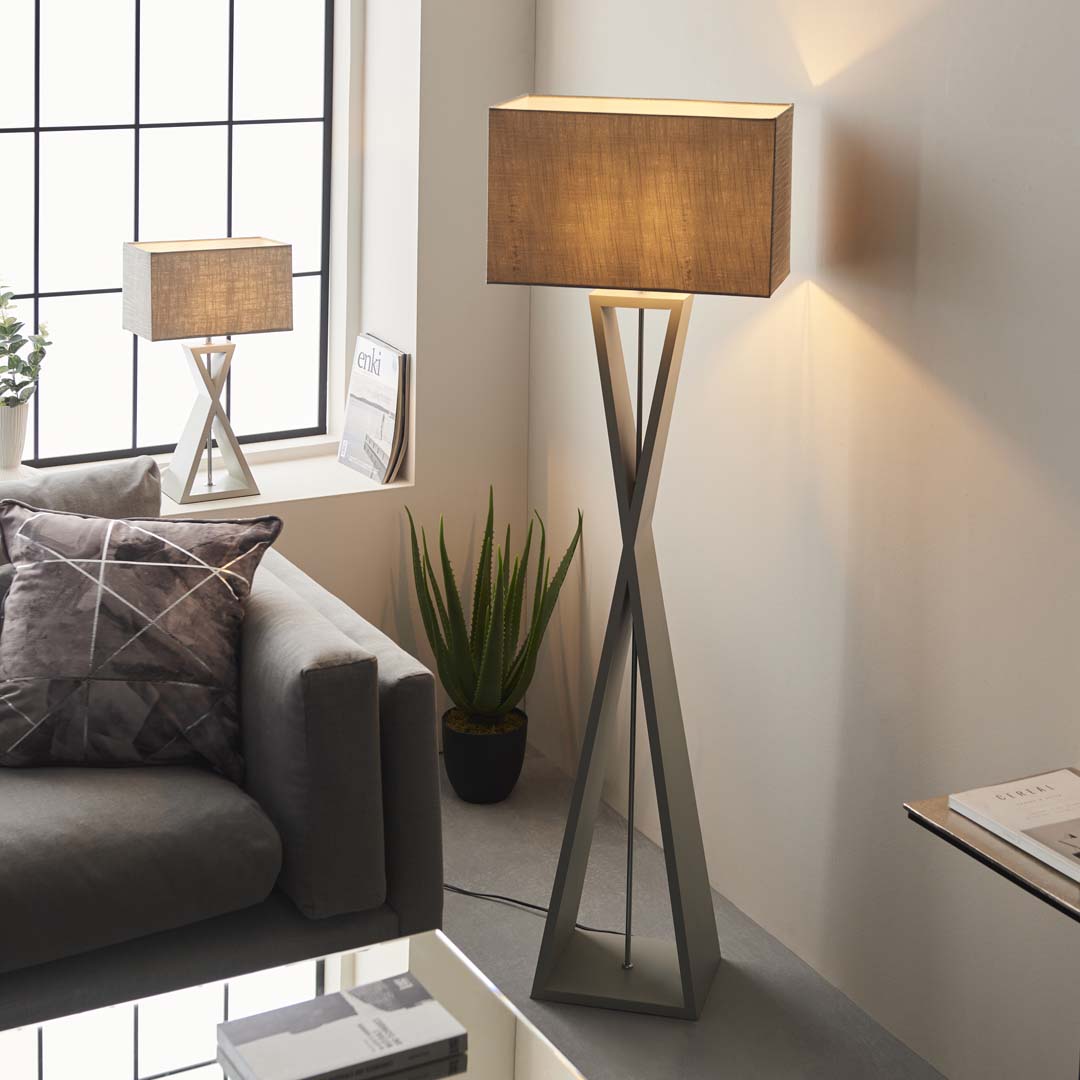 Pagazzi Kaden Floor Lamp Grey
