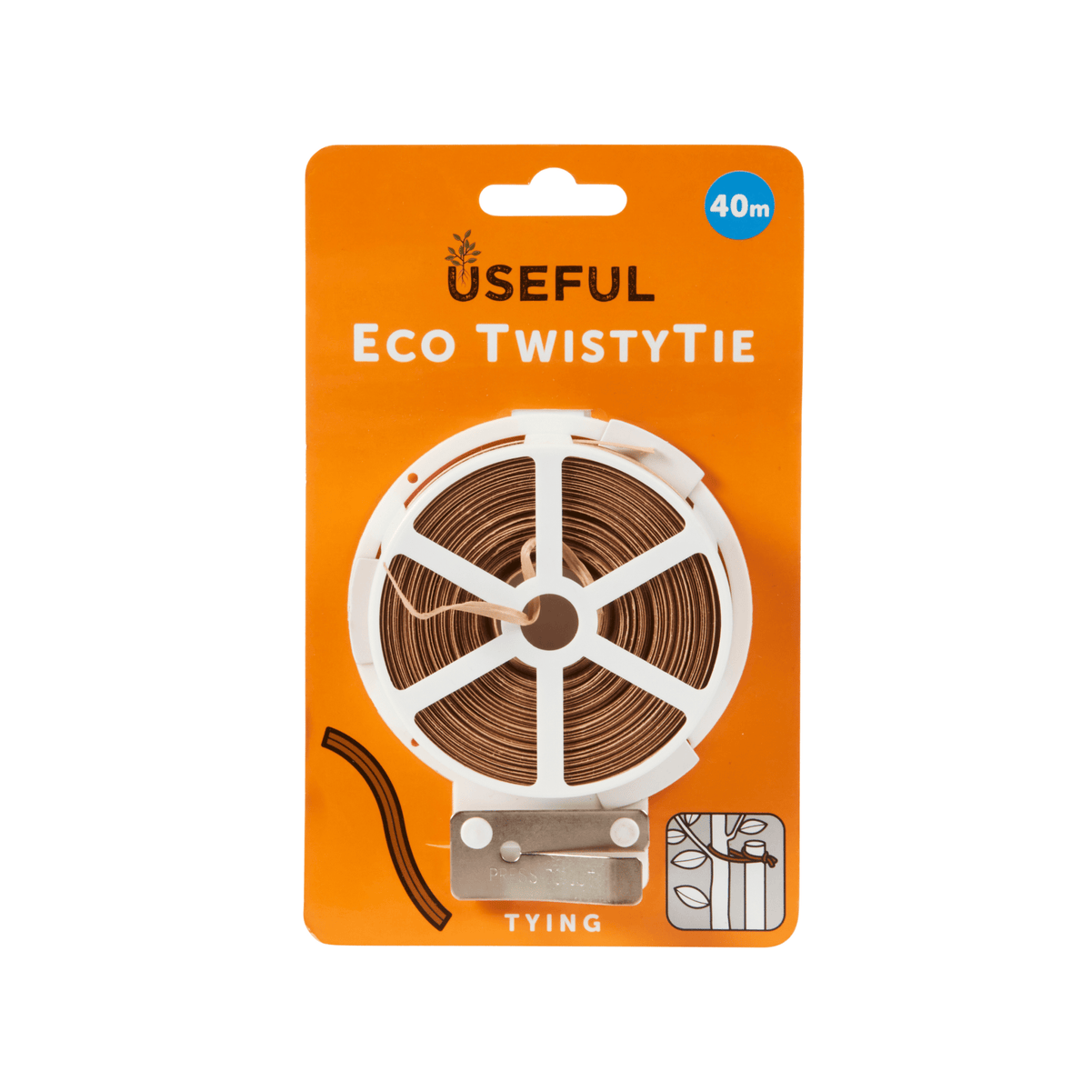 AllotMate Essentials Eco Twisty Tie 40m Paper-Covered Garden Wire