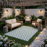 The Rugs Ecology Outdoor Rug Aqua | 100AQ