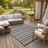 Ecology Outdoor Rug Black 300BL by The Rugs