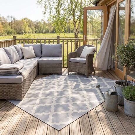 The Rugs Ecology Outdoor Rug Grey 400g