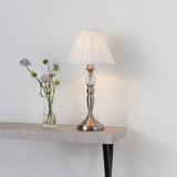 Pagazzi Edwina Satin Chrome Touch Table Lamp
