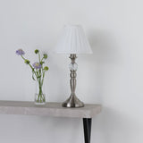 Pagazzi Edwina Satin Chrome Touch Table Lamp