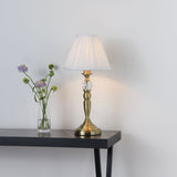Pagazzi Edwina Antique Brass Touch Table Lamp
