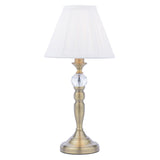 Pagazzi Edwina Antique Brass Touch Table Lamp