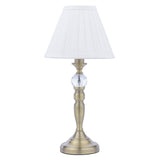 Pagazzi Edwina Antique Brass Touch Table Lamp