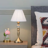 Pagazzi Edwina Antique Brass Touch Table Lamp