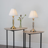 Pagazzi Edwina Antique Brass Touch Table Lamp