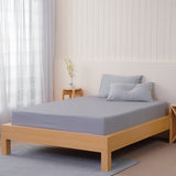 SHEET STORY Ella Cotton Dove Grey Fitted Sheet
